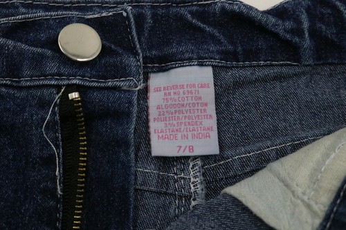 Copper Key Faded Glory Girls Lot 3 Capris Jean Shorts Tank Top Size 7/8 Medium - Picture 4 of 11