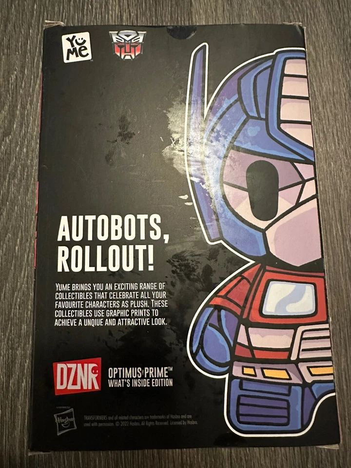 Peluche DZNR Transformers Optimus Prime Yume What’s Inside Edition #01 Foto 3 de 4