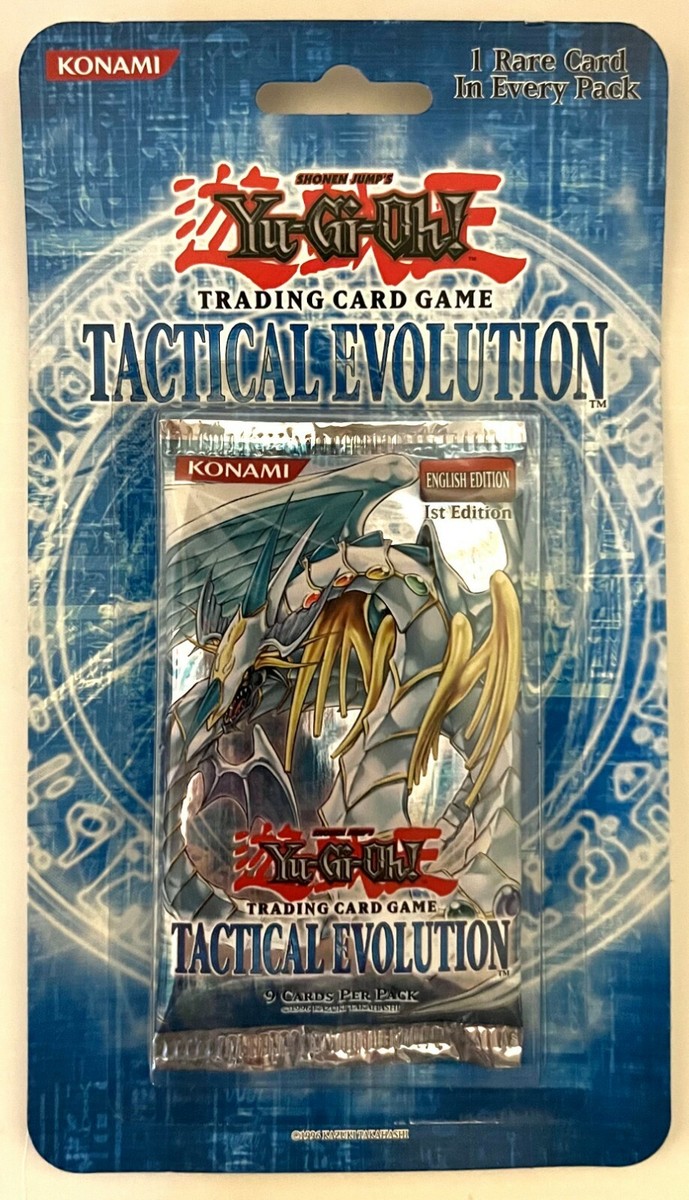 Yu-gi-oh Tactical Evolution 1st Edition BLISTER Pack for