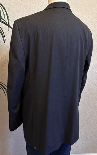 PRONTO UOMO MENS BLAZER SIZE 52XL BIG TALL SPORT COAT GRAY EXTRA LONG JACKET - Picture 9 of 13