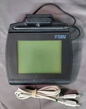 Topaz TM-LBK766SE-HSB-R SignatureGem 4x5 Pad Pen w/ Card Swipe