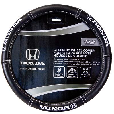 #ad Car Truck or SUV Steering Wheel Cover with Honda Logo High Contrast Stitching $24.00