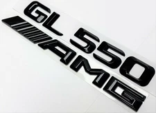 #1 BLACK GL550+AMG FIT MERCEDES REAR TRUNK EMBLEM BADGE NAMEPLATE DECAL NUMBERS