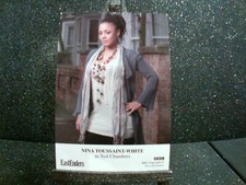 Nina Toussaint-White (Syd Chambers) Eastenders Original Cast Card. Tv Actress