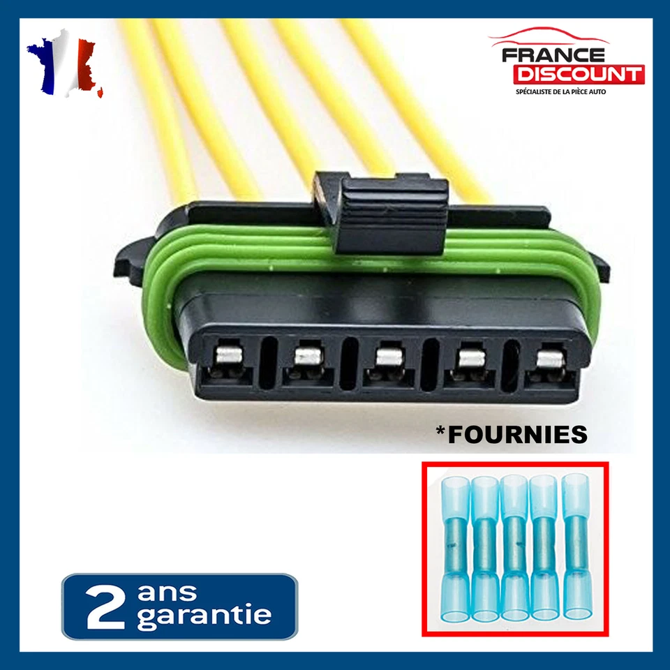 Prise Connecteur Faisceau pour Moteur d'Essuie Glace Jumper Boxer Ducato 6405ER