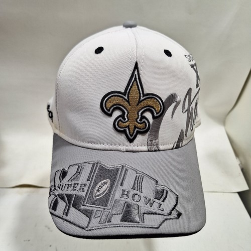 Super Bowl XLIV 44 New Orleans Saints Champions Hat Cap NFL Reebok On Field NWOT