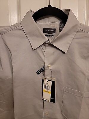 van heusen men's dress shirt regular fit oxford solid Amarra 89401 main image 0
