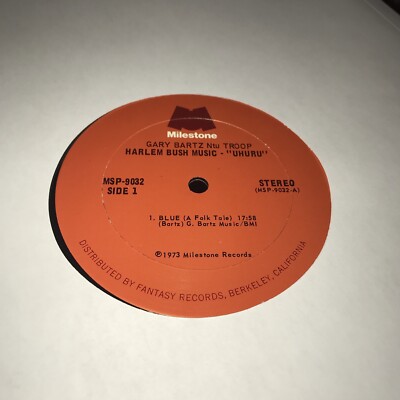 NM- Gary Bartz NTU Troop Harlem Bush Music Uhuru Vinyl 1973 Andy
