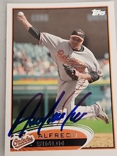 Alfredo Simon Signed 2012 Topps #22