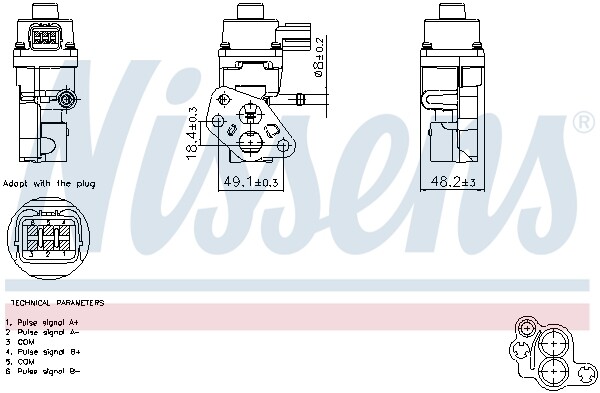 98365 NISSENS EGR Valve for MAZDA