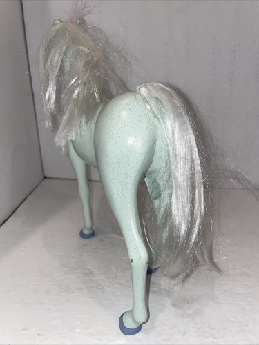 Disney Princess Doll Horse Light Blue Glitter - Picture 6 of 11