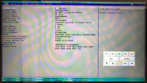 HP Envy 13 13.3" Laptop i5-8250U 8GB RAM 256GB NVMe, As Is - Picture 2 of 7