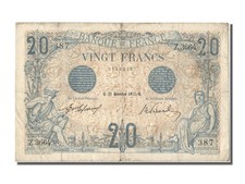 [#101861] Banknote, France, 20 Francs, 20 F 1905-1913   Bleu  , 1912, 1912-12-31