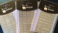 Lasting Impressions Emboss Metals Senti-Metals Birthday, Holiday, Choice