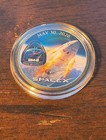 First Crewed Flight - DM-2 - Colorized Half Dollar w/ Coa-Space Exploration Nasa — photo 3