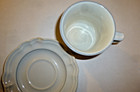 5 Sets Pfaltzgraff Poetry Blue Rose Glossy Cups & Saucers Coffee Tea 1 has FLAWS — photo 8