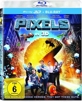 Pixels 3D [inkl. 2D Version, 2 Discs]