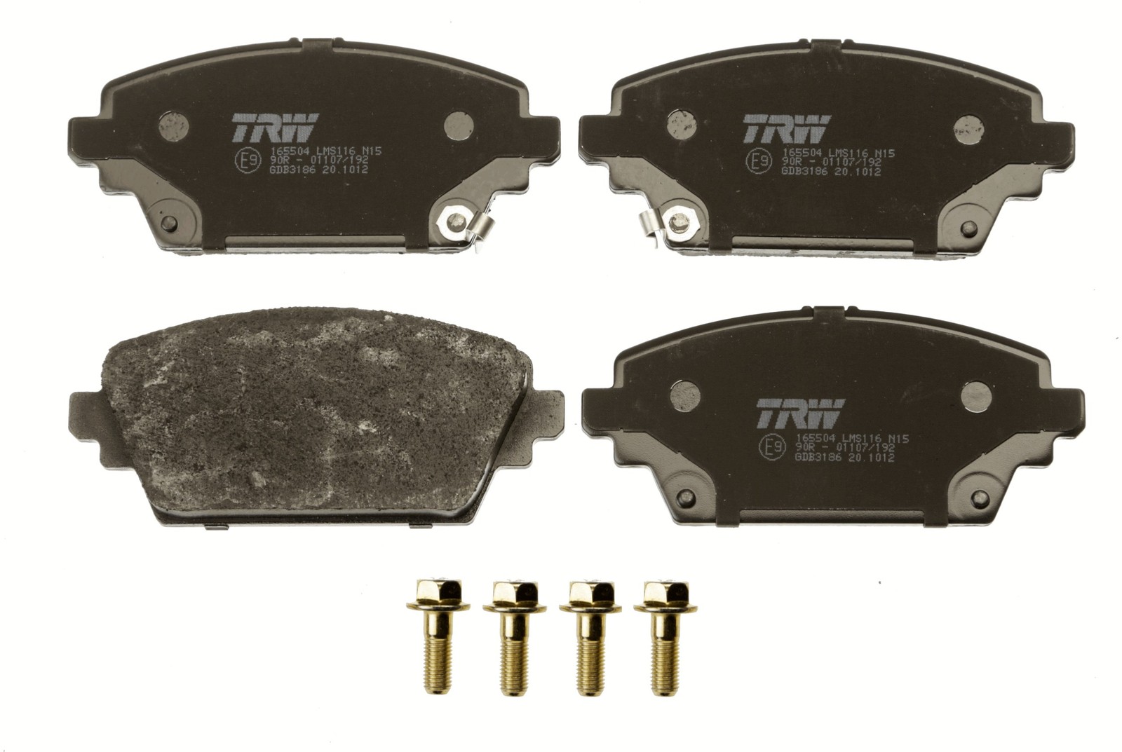 Für TRW GDB3186 BRAKE PAD SET, DISC BRAKE