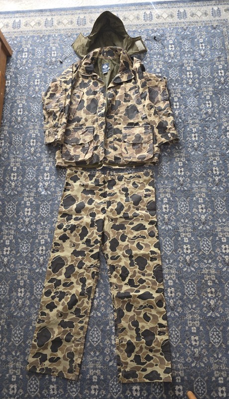 Vintage Cabella's Duck Hunting Jacket With Fieldline Pants Set Size 2x