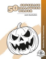 Halloween Ausmalbuch 50 Bilder FüR Erwachsene | Anti-Stress Malbuch
