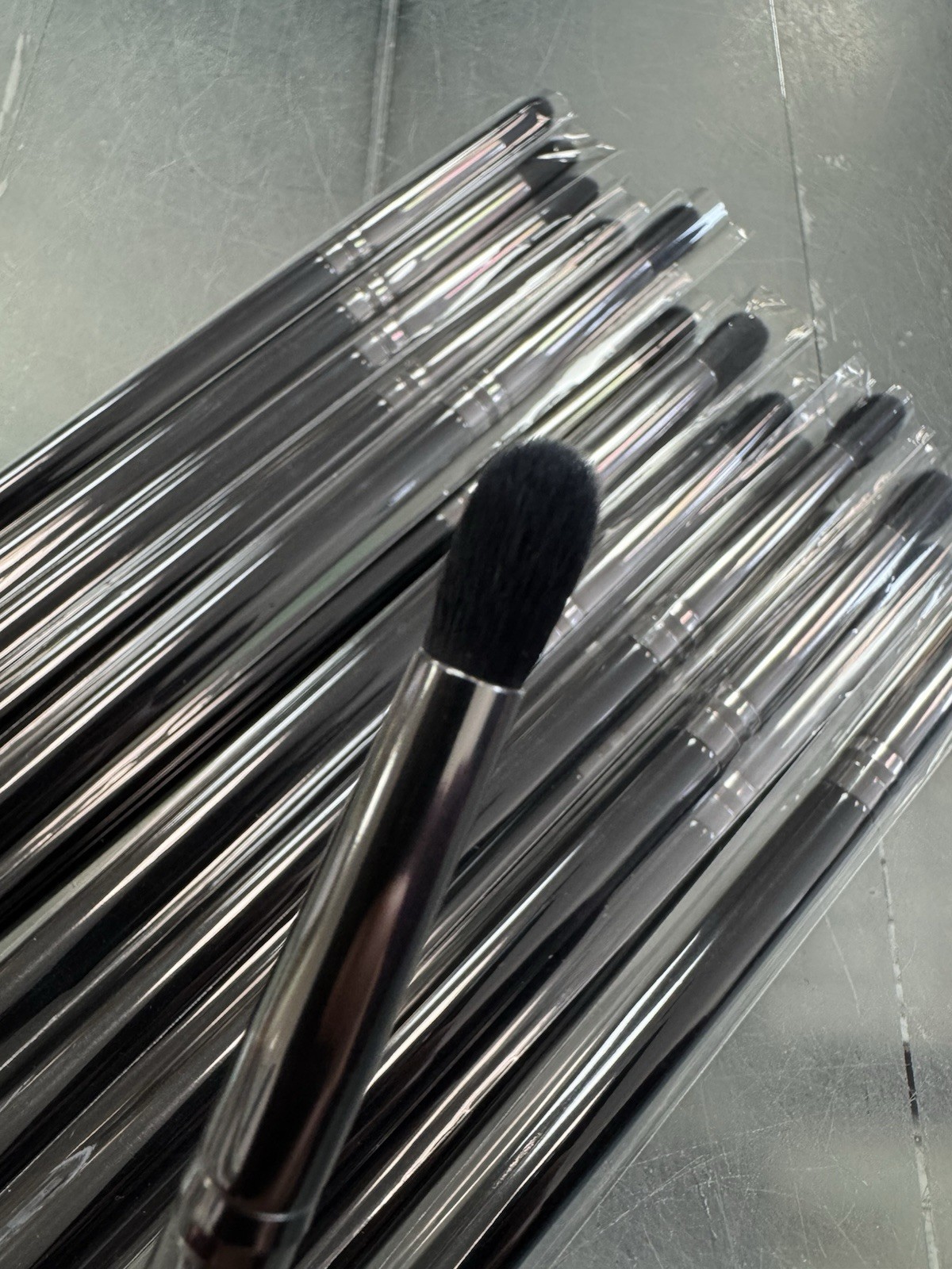 20pcs Black Makeup Eye Brush Eyeshadow Blending Contour Smudge Eye Brush 13mm