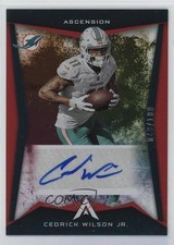 2022 Panini Chronicles Ascension Red 48/100 Cedrick Wilson Jr #ASC-CEW Auto 1l8b
