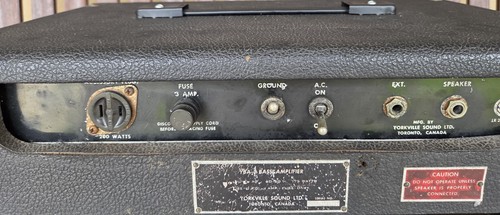 Traynor YBA1 Bassmaster Head 1967 Hand wired Point to Point All Tube Guitar Bass - Picture 10 of 15