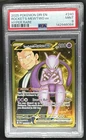 2025 Pokemon Destined Rivals Team Rocket's Mewtwo ex Hyper Rare #240/182 PSA 9