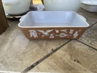 Vintage Pyrex American Heritage Brown Rectangle #503-B Casserole Dish 1.5QT