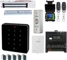 600Lb Waterproof Electromagnetic Lock Kit with RFID Keypad  Remote Control