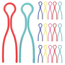  100 Pcs Plastic Thread Clamps Spools Organizers Bobbin Holder Organizing