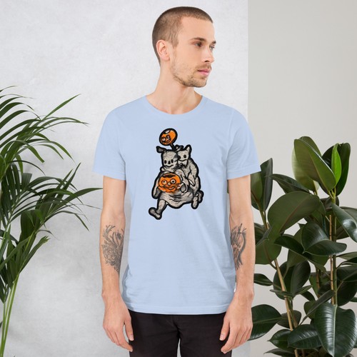 Retro Halloween Ghost Kids //APP// Unisex t-shirt - Picture 10 of 13