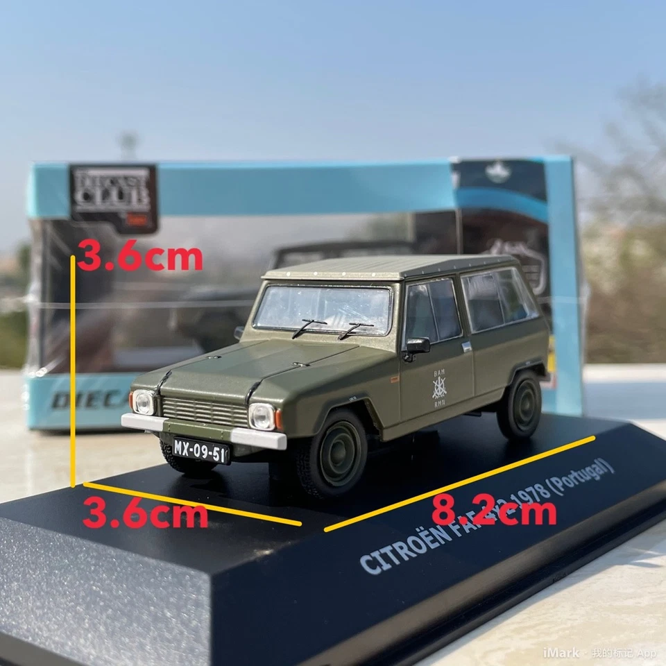 1:43 Citroen FAF 4x2 1978 Portugal Edition Diecast Model - Rare Alloy Off-Road - Image 4 of 4