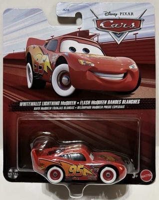 Disney Pixar Cars WHITEWALLS LIGHTNING MCQUEEN Flash Diecast