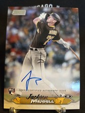 2024 Topps Stadium Club Jackson Merrill Rookie Auto On Card Rc