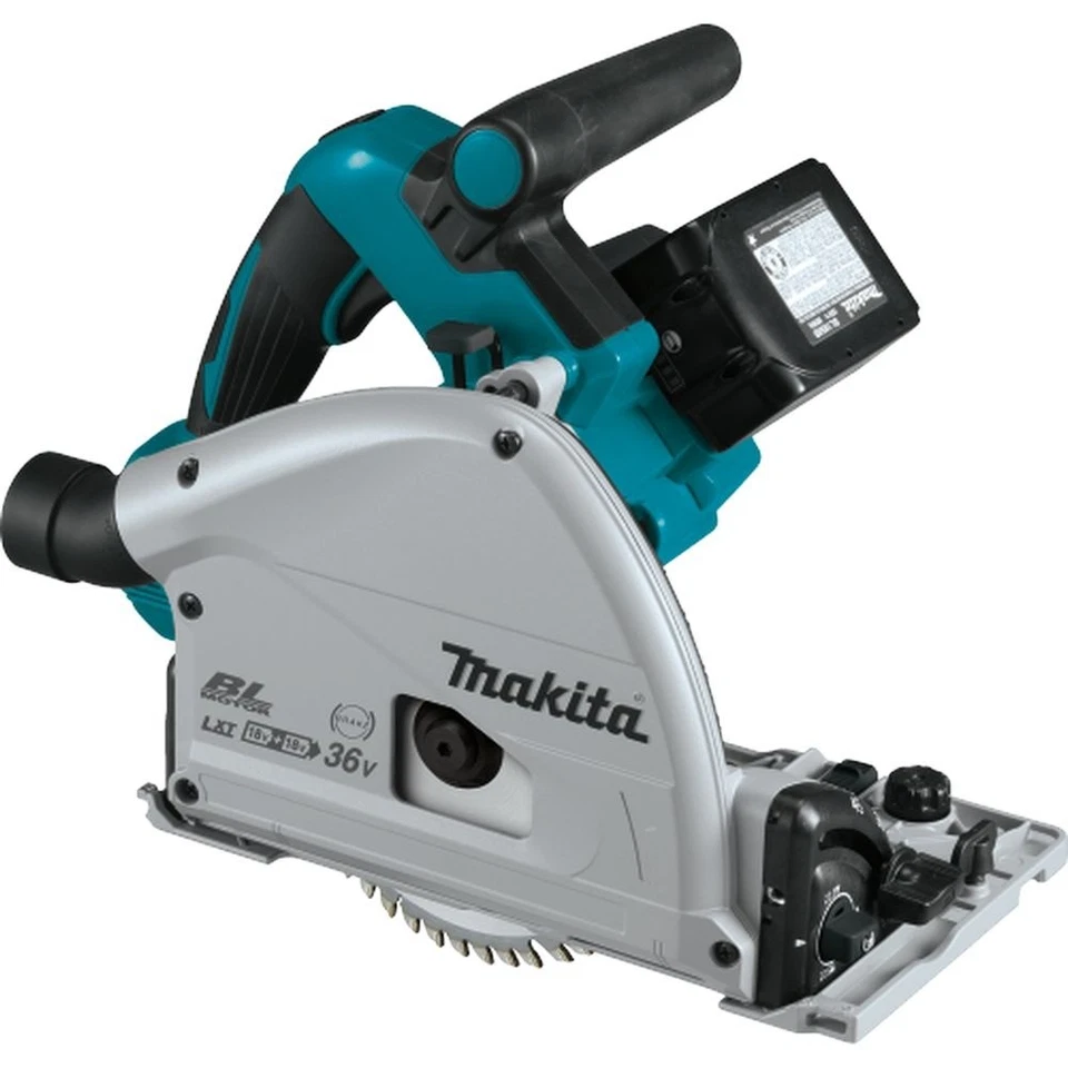 Makita XPS01PTJ 18V X2 Li-Ion 6-1/2 pulg. Kit de sierra circular de inmersión (5 Ah) nuevo Foto 4 de 4