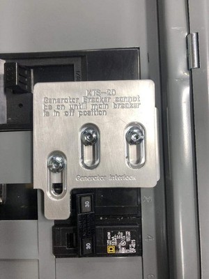 Generator Interlock Kit for Square D Home Line 150  200 Amp Service Panel