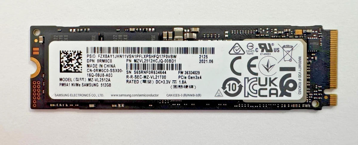 Samsung 512GB M.2 Solid State Drives for sale - eBay
