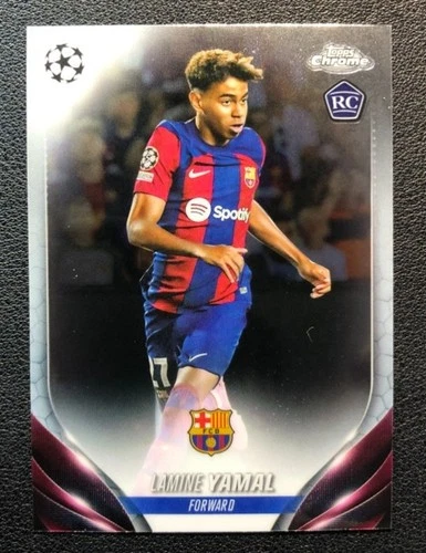 Lamine Yamal 2023-24 Topps Chrome UCC Base RC #64 -zs4