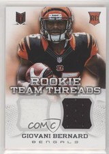 2013 Momentum Rookie Team Threads Combo Materials /399 Giovani Bernard #6 06yt