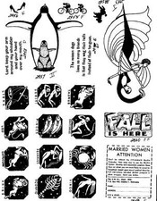 Unmounted Rubber Stamp Plate, Unmounted/Uncut Pink Rubber Stamps