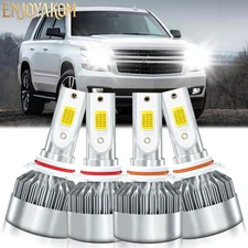 For Chevrolet Suburban 1500 2000-2006 Front LED Headlight High&Low Beam Bulbs