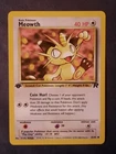 Pokémon Card TCG Meowth 62/82 Team Rocket 1st Edition