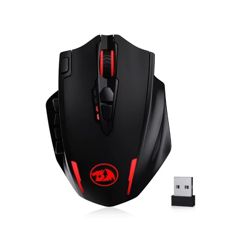 Redragon M913 Gaming 16000 DPI Wired 2.4Ghz Wireless RGB Optical Gamer Mice 16 P - Image 2 of 4
