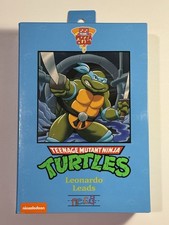 NECA Teenage Mutant Ninja Turtles Pizza Club Leonardo Leads New Sealed TMNT