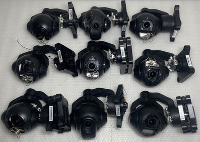 Lot of 9 Yuneec CGO3+ 4K 3-Axis Gimbal Camera for Typhoon H/H-Pro ***FOR PARTS