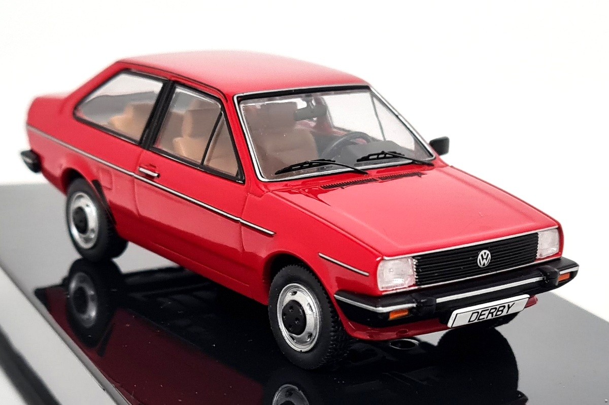 Ixo 1/43 Volkswagen Derby MK2 1981 Red Diecast Scale Model Car
