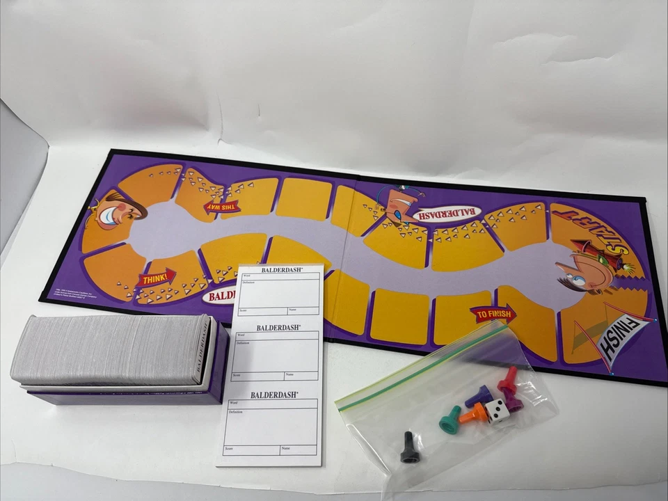 Balderdash Vintage 1995 Juego de Mesa Hilarante Bluffing Parker Bothers Foto 3 de 4