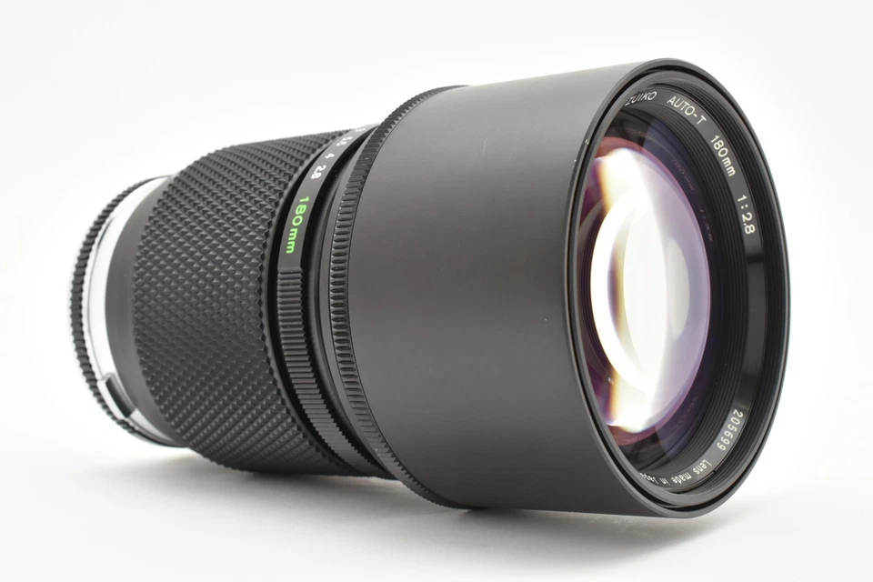 Late Model [MINT!] Olympus OM System Zuiko Auto-T 180mm F2.8 MF From JAPAN -1367 - Image 4 of 4