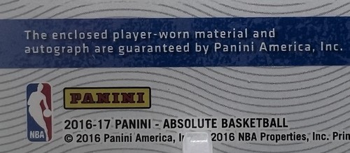 💥JAMAL MURRAY AUTO/JERSEY ROOKIE💥2016 PANINI ABSOLUTE PLAYER WORN💥LE #/10🔥🔥 - Picture 5 of 7